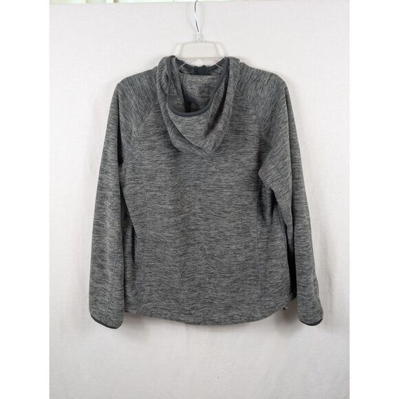 Free Country Full Zip Hooded Fleece Jacket Gray Women's Size Large - Picture 9 of 12